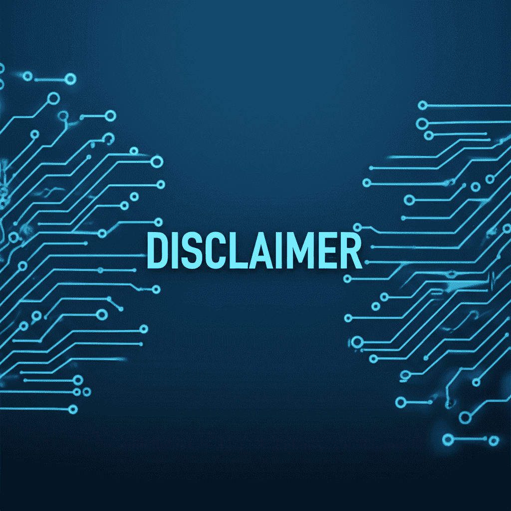 Important legal disclaimer text on a document
